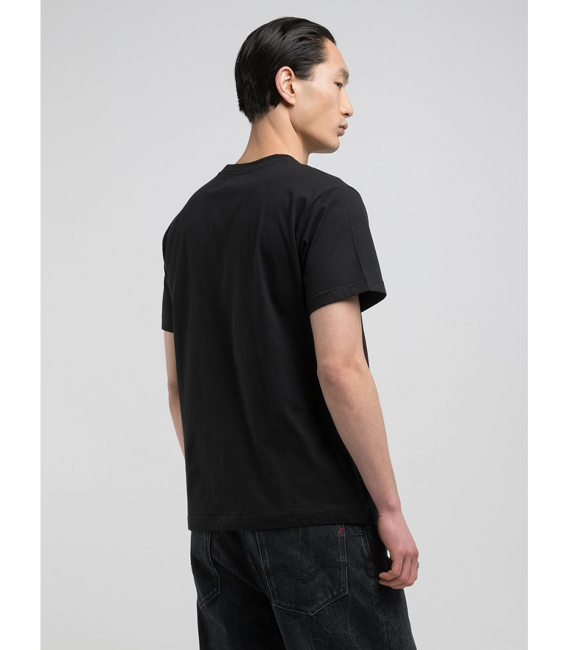 送料込★REPLAY★M3042 Tシャツ REPLAY グラフィックロゴTシャツ M3042 ．000